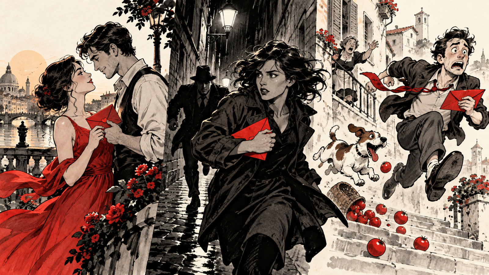 How to Write Different Film Genres: Seven Story Development Frameworks — same basic goal reimagined as romance suspense and comedy using expressive fictional figures